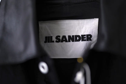 25SS 襟レザー切替デニムカバーオールジャケット / JIL SANDER(ジルサンダー)