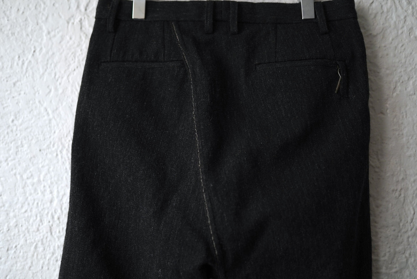 21AW LOW CROTCH TROUSERS ウールツイードトラウザーズパンツ / taichi murakami(タイチムラカミ)