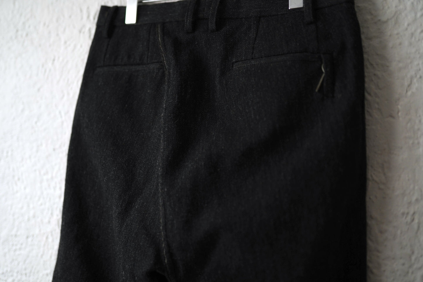 21AW LOW CROTCH TROUSERS ウールツイードトラウザーズパンツ / taichi murakami(タイチムラカミ)