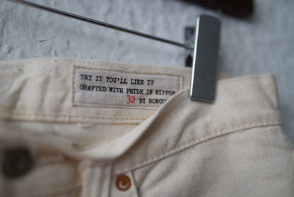 ホワイトデニムショートパンツ ショーツ / BONCOURA(ボンクラ)