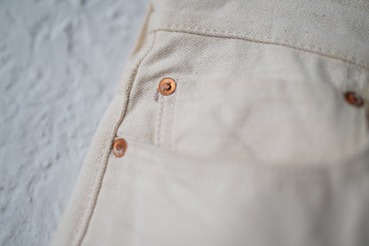 ホワイトデニムショートパンツ ショーツ / BONCOURA(ボンクラ)