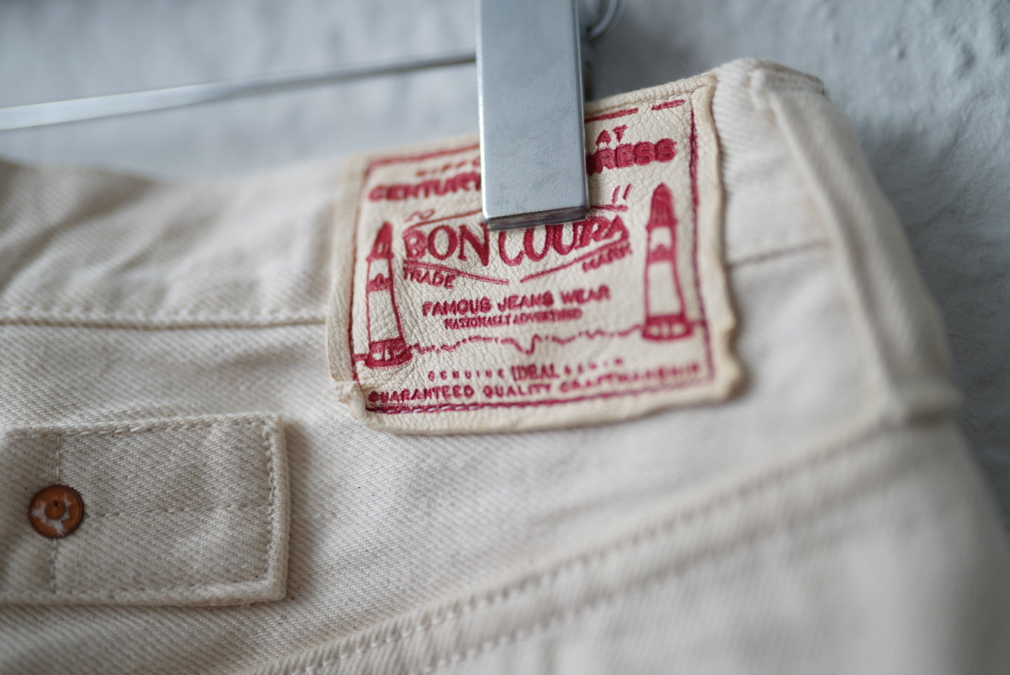 ホワイトデニムショートパンツ ショーツ / BONCOURA(ボンクラ)