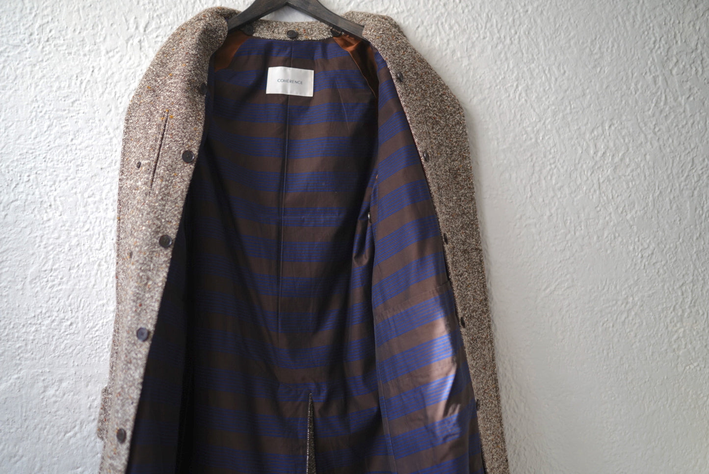 19AW CORBⅡカシミヤツイードコート / COHERENCE(コヒーレンス)