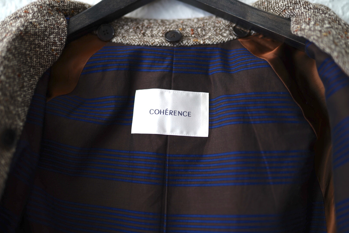 19AW CORBⅡカシミヤツイードコート / COHERENCE(コヒーレンス)