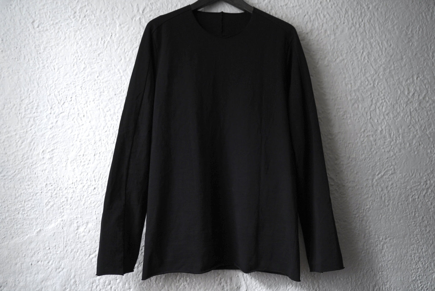 25SS コットンジャージー長袖カットソー ブラック / ware(ウェアー)