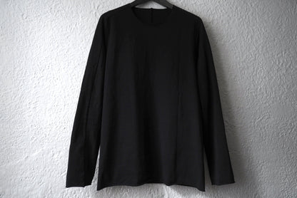 25SS コットンジャージー長袖カットソー ブラック / ware(ウェアー)
