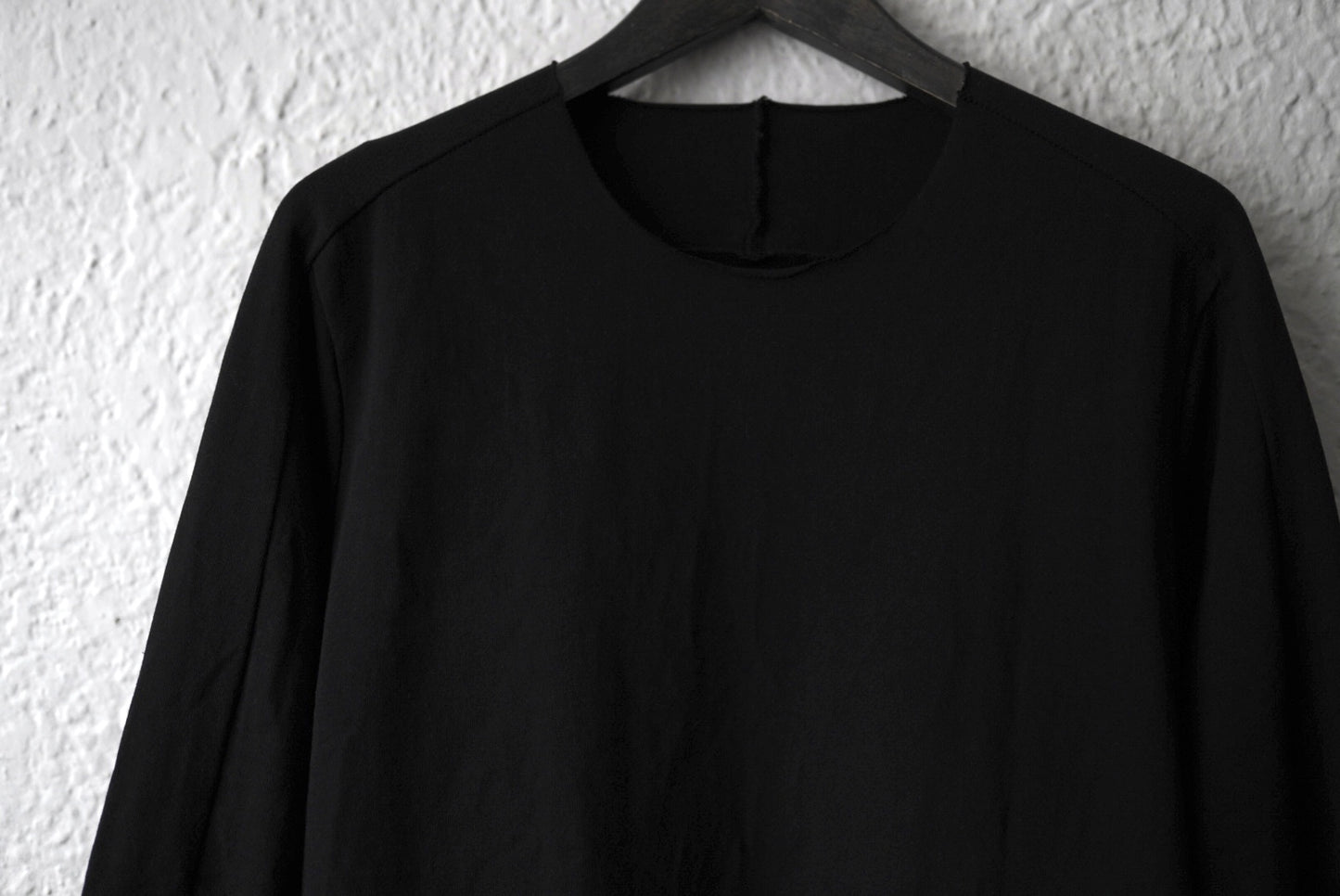 25SS コットンジャージー長袖カットソー ブラック / ware(ウェアー)