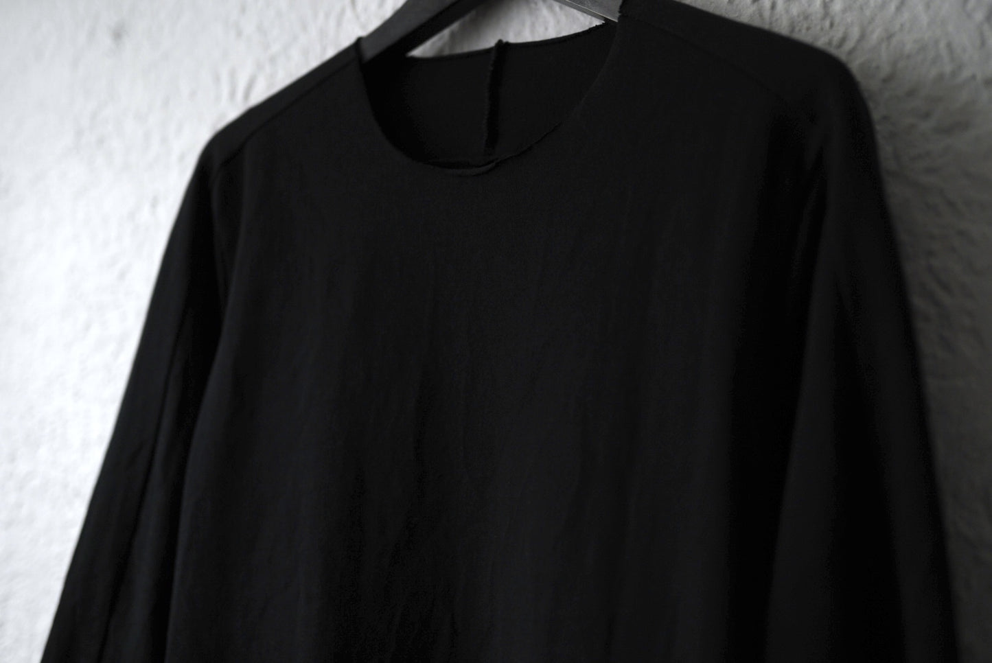 25SS コットンジャージー長袖カットソー ブラック / ware(ウェアー)