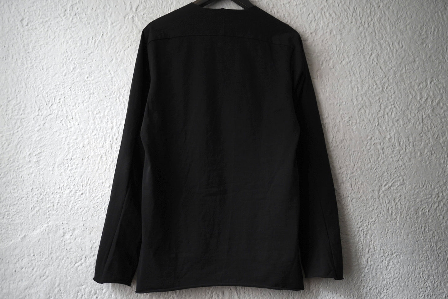 25SS コットンジャージー長袖カットソー ブラック / ware(ウェアー)