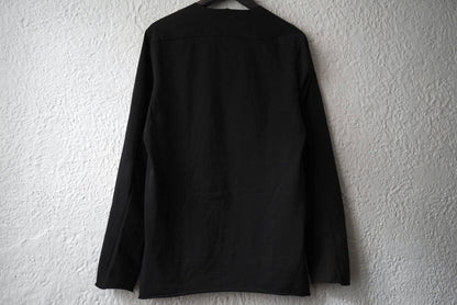 25SS コットンジャージー長袖カットソー ブラック / ware(ウェアー)