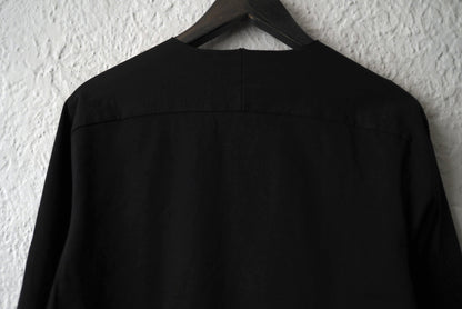 25SS コットンジャージー長袖カットソー ブラック / ware(ウェアー)