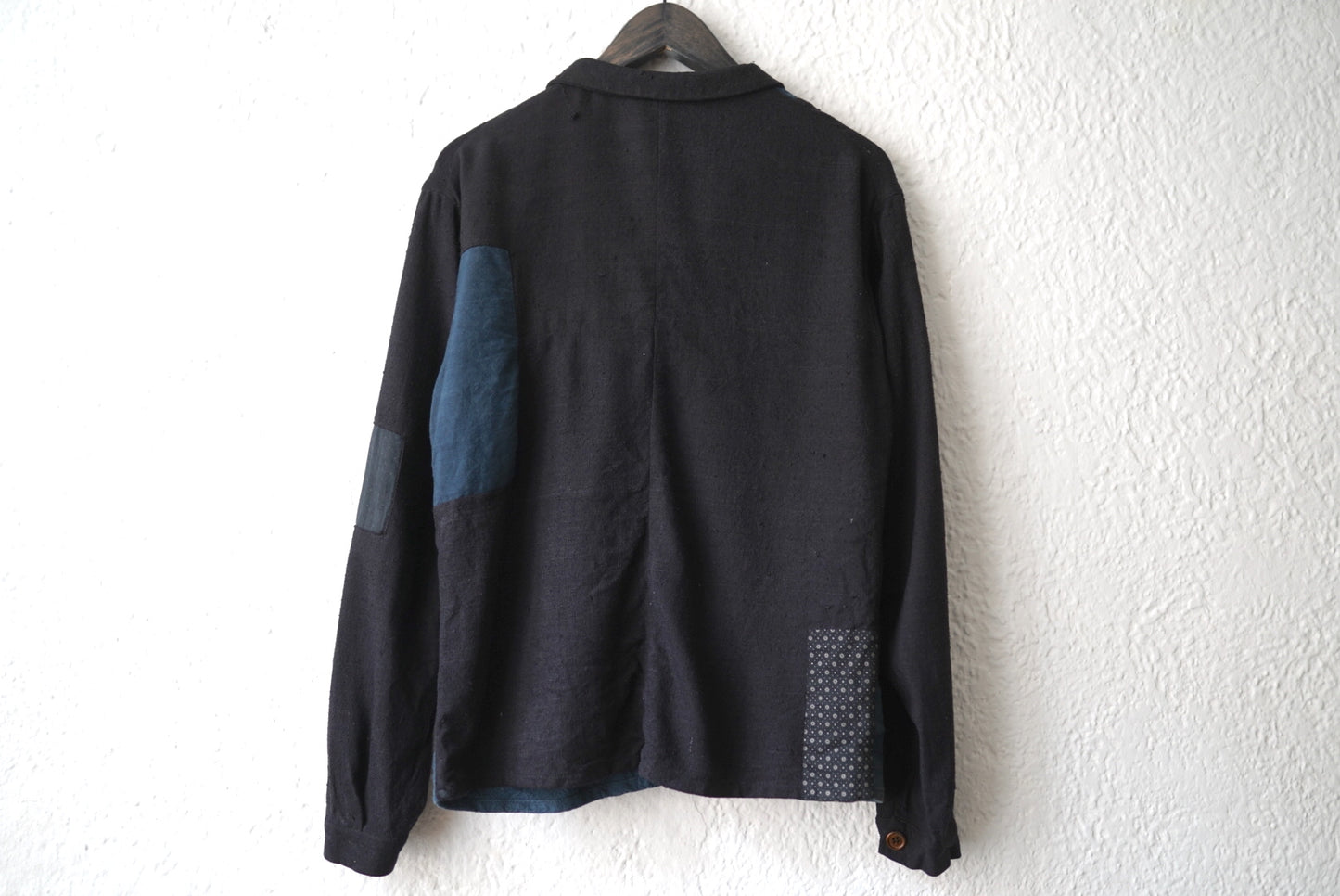18SS パッチワークヴィンテージシルクカバーオールジャケット / ARCHIVIO J.M.Ribot(アルキヴィオ J.M.リボット)