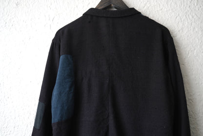 18SS パッチワークヴィンテージシルクカバーオールジャケット / ARCHIVIO J.M.Ribot(アルキヴィオ J.M.リボット)