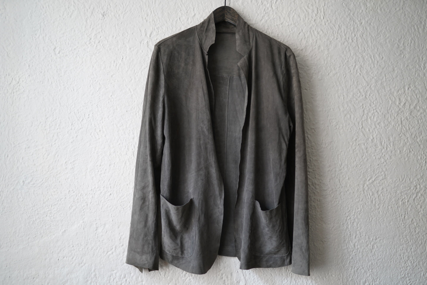 19SS CAM JACKET ヌバックカーフレザーシャツジャケット / Salvatore Santoro サルバトーレサントロ)