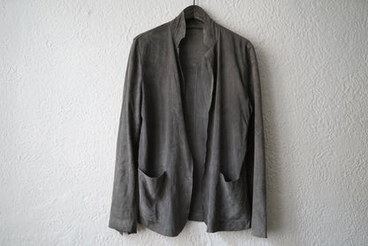 19SS CAM JACKET ヌバックカーフレザーシャツジャケット / Salvatore Santoro サルバトーレサントロ)