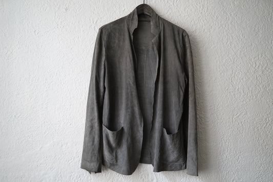 19SS CAM JACKET ヌバックカーフレザーシャツジャケット / Salvatore Santoro サルバトーレサントロ)
