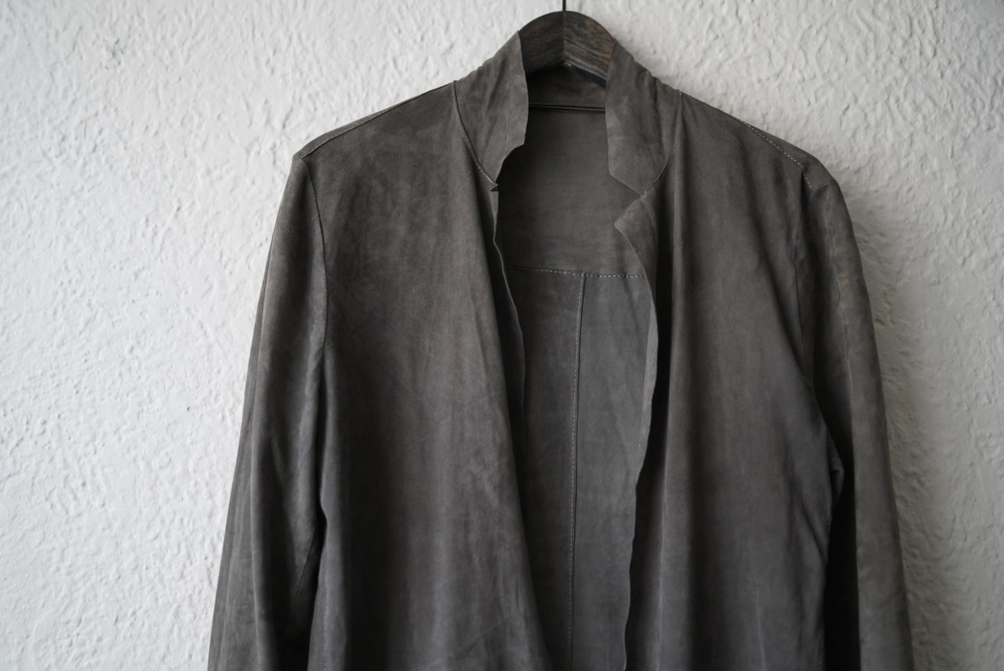 19SS CAM JACKET ヌバックカーフレザーシャツジャケット / Salvatore Santoro サルバトーレサントロ)
