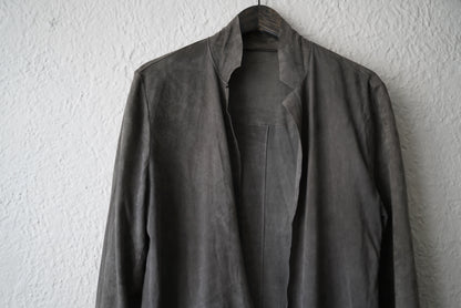 19SS CAM JACKET ヌバックカーフレザーシャツジャケット / Salvatore Santoro サルバトーレサントロ)