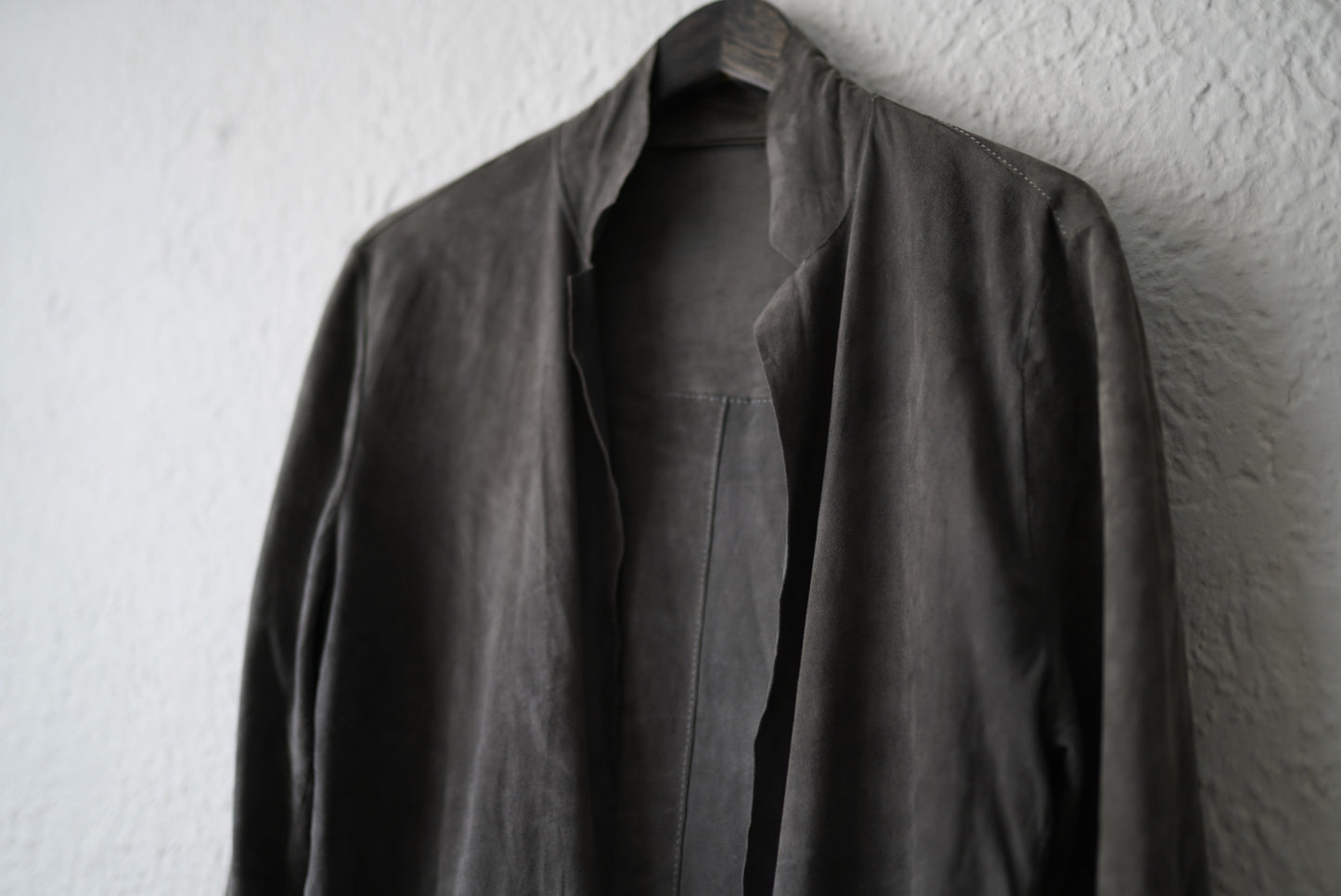 19SS CAM JACKET ヌバックカーフレザーシャツジャケット / Salvatore Santoro サルバトーレサントロ)