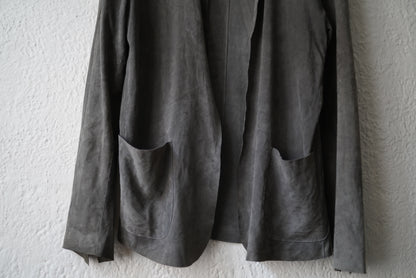 19SS CAM JACKET ヌバックカーフレザーシャツジャケット / Salvatore Santoro サルバトーレサントロ)