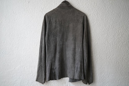 19SS CAM JACKET ヌバックカーフレザーシャツジャケット / Salvatore Santoro サルバトーレサントロ)