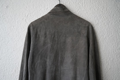19SS CAM JACKET ヌバックカーフレザーシャツジャケット / Salvatore Santoro サルバトーレサントロ)