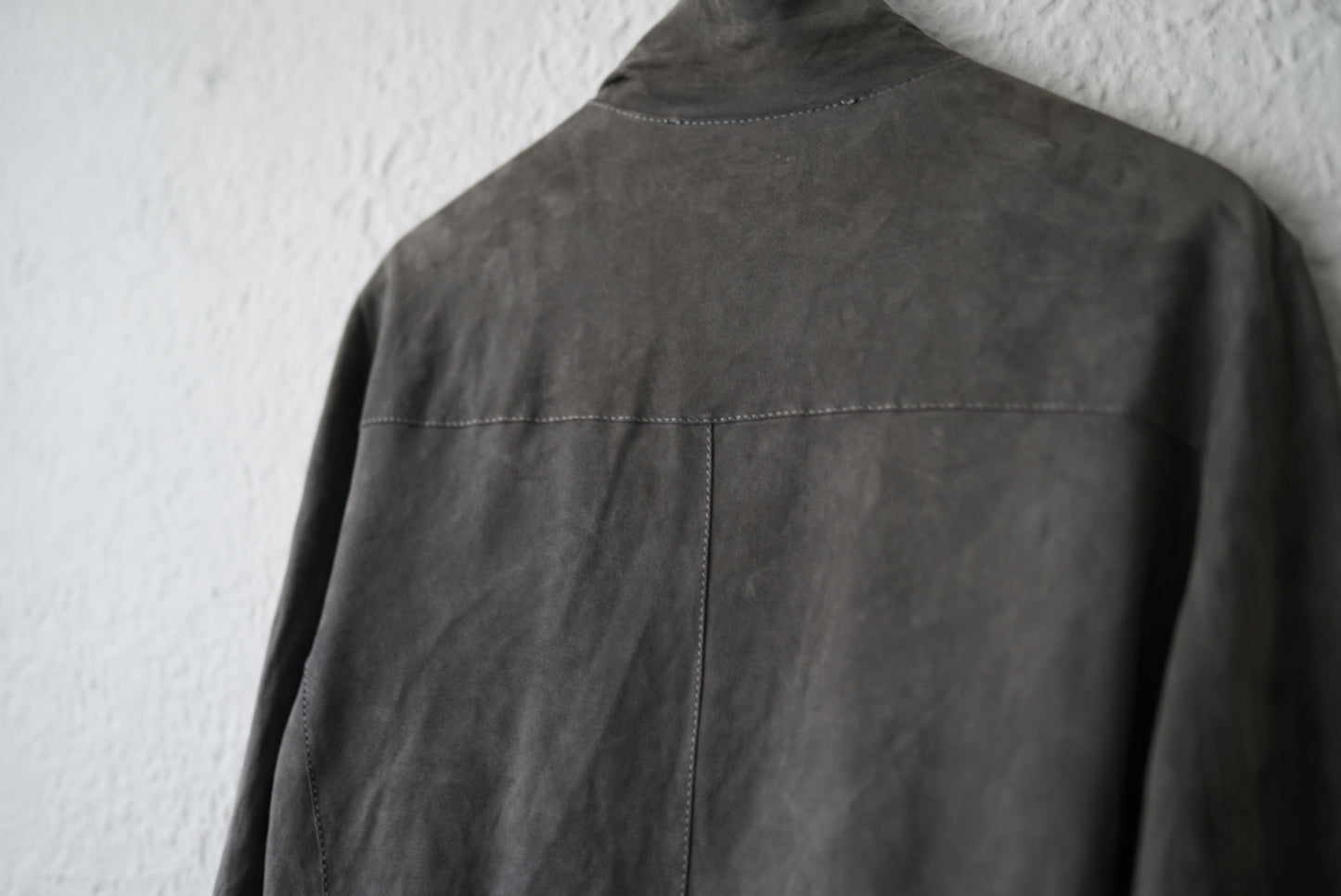 19SS CAM JACKET ヌバックカーフレザーシャツジャケット / Salvatore Santoro サルバトーレサントロ)