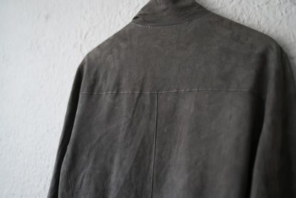 19SS CAM JACKET ヌバックカーフレザーシャツジャケット / Salvatore Santoro サルバトーレサントロ)