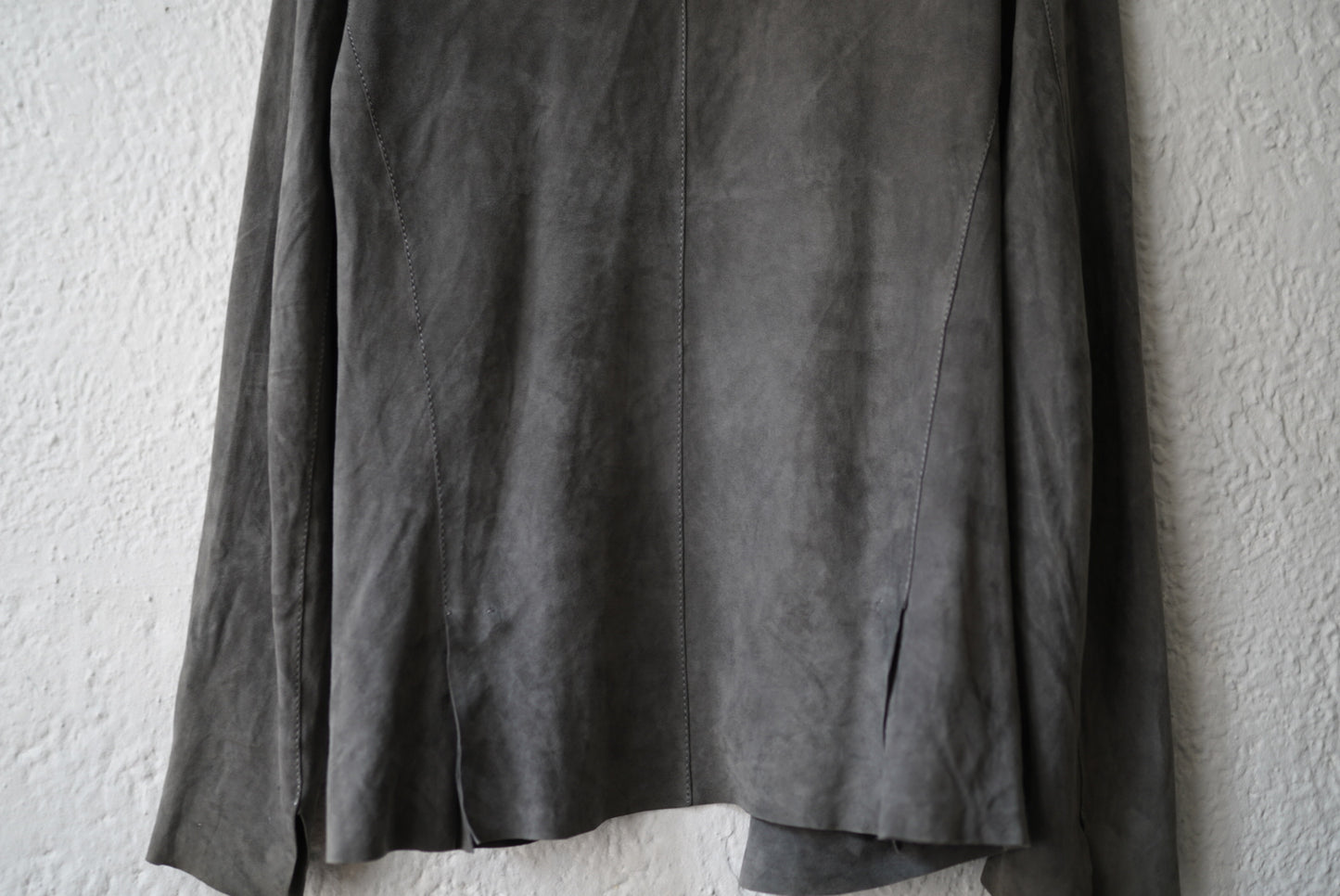 19SS CAM JACKET ヌバックカーフレザーシャツジャケット / Salvatore Santoro サルバトーレサントロ)
