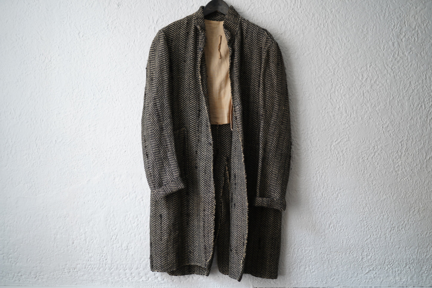 17AW WILLIAM 手織チェスターコート / isabella stefanelli(イザベラステファネリ)