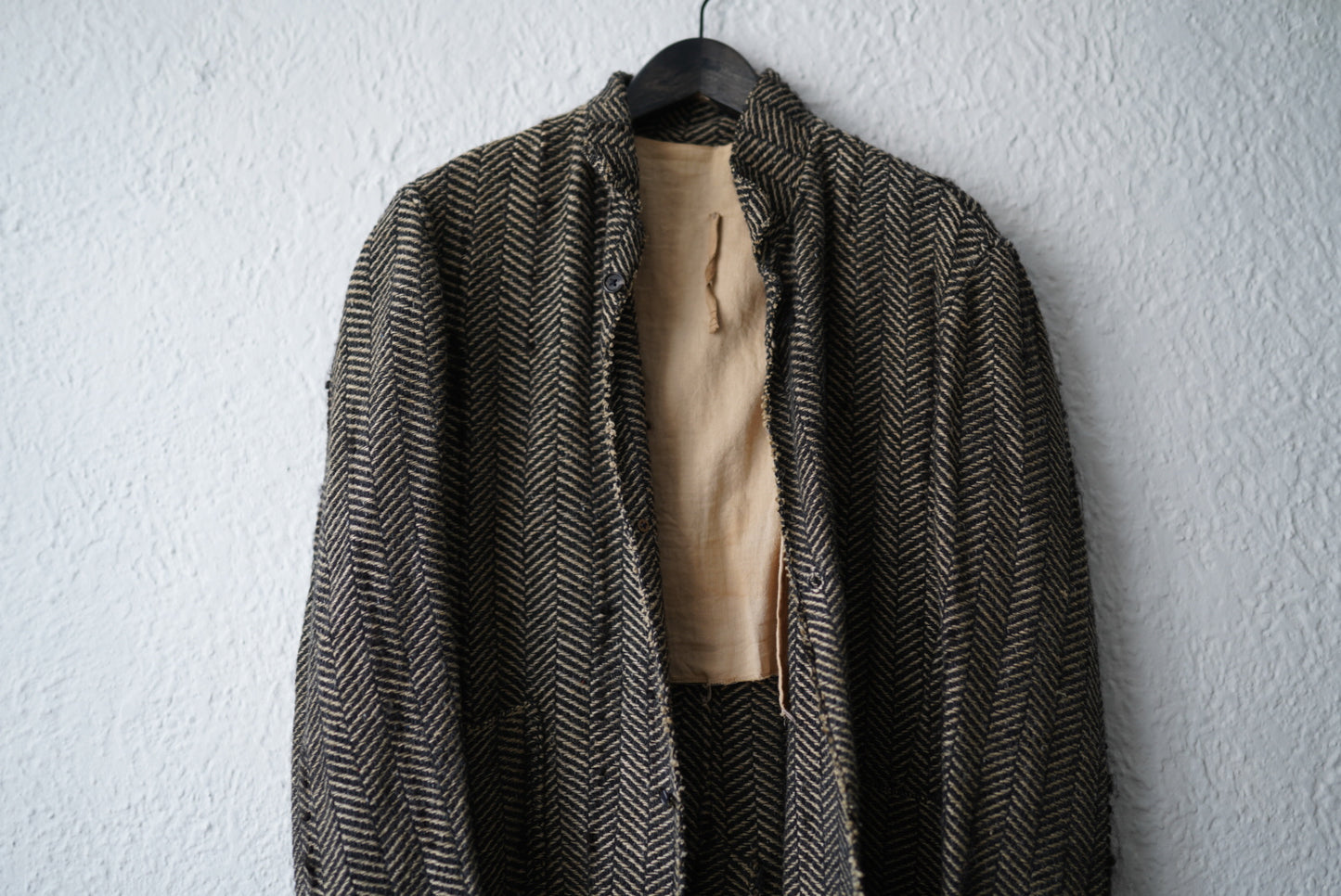 17AW WILLIAM 手織チェスターコート / isabella stefanelli(イザベラステファネリ)