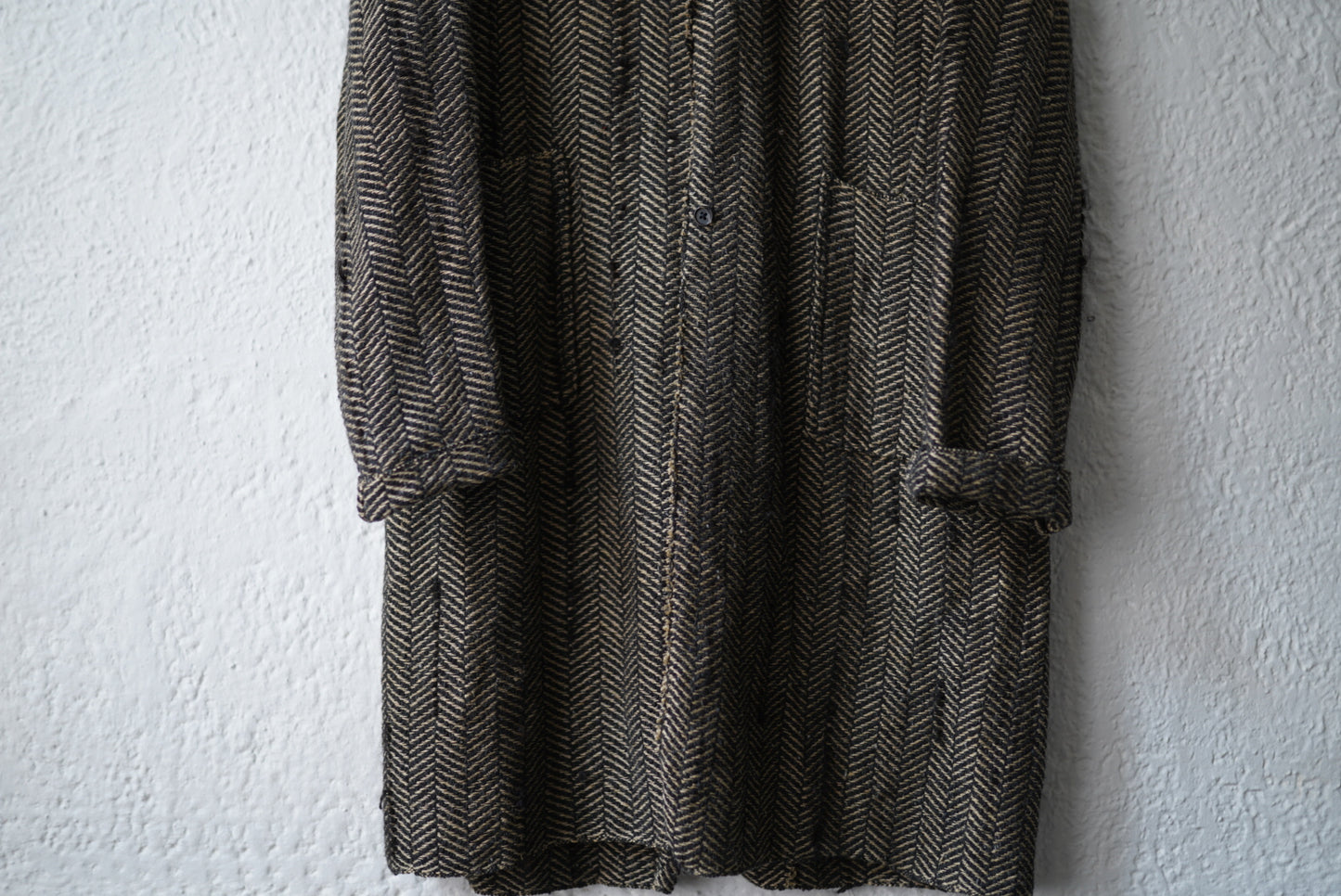 17AW WILLIAM 手織チェスターコート / isabella stefanelli(イザベラステファネリ)