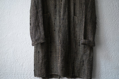 17AW WILLIAM 手織チェスターコート / isabella stefanelli(イザベラステファネリ)