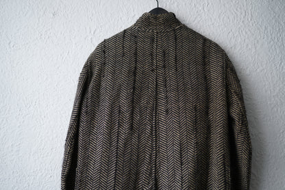 17AW WILLIAM 手織チェスターコート / isabella stefanelli(イザベラステファネリ)
