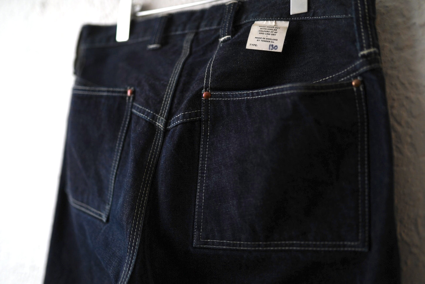 130 TEPERED JEANS テーパードデニムパンツ / TENDER Co.(テンダー コー)
