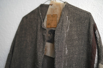24AW No.15 Virginia ヴァージニア 手織コート / isabella stefaneli(イザベラステファネリ)