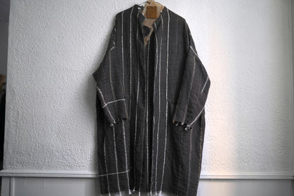 24AW No.16 Virginia ヴァージニア 手織コート / isabella stefaneli(イザベラステファネリ)