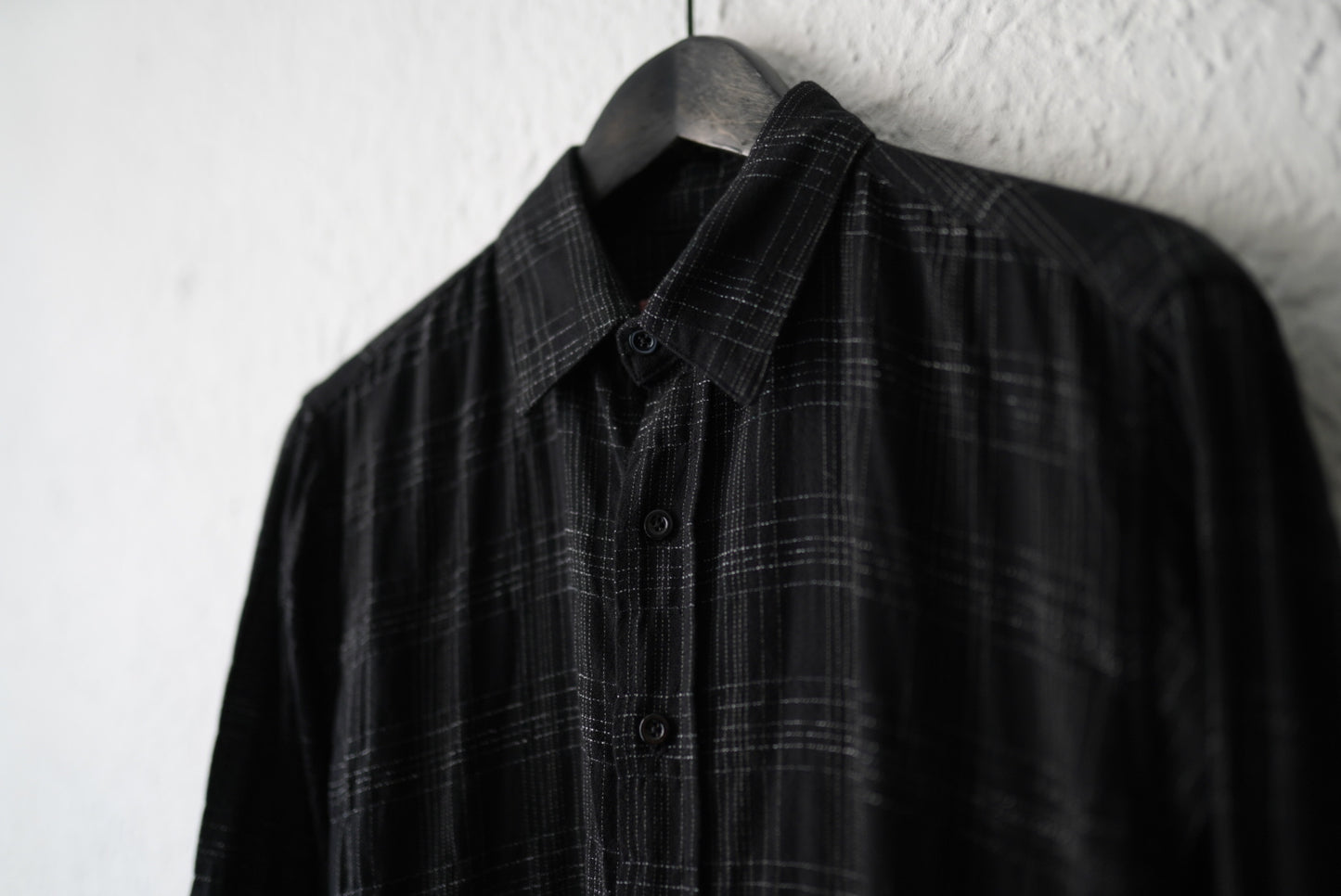 19AW SES06 “EVOLUTION” コットンリネンシャツ / Geoffrey.B.Small(ジェフリービースモール)