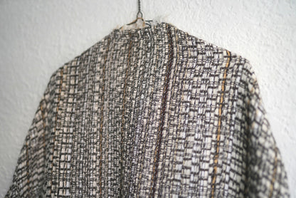 24AW No.17 Virginia ヴァージニア 手織裂き織りコート / isabella stefaneli(イザベラステファネリ)