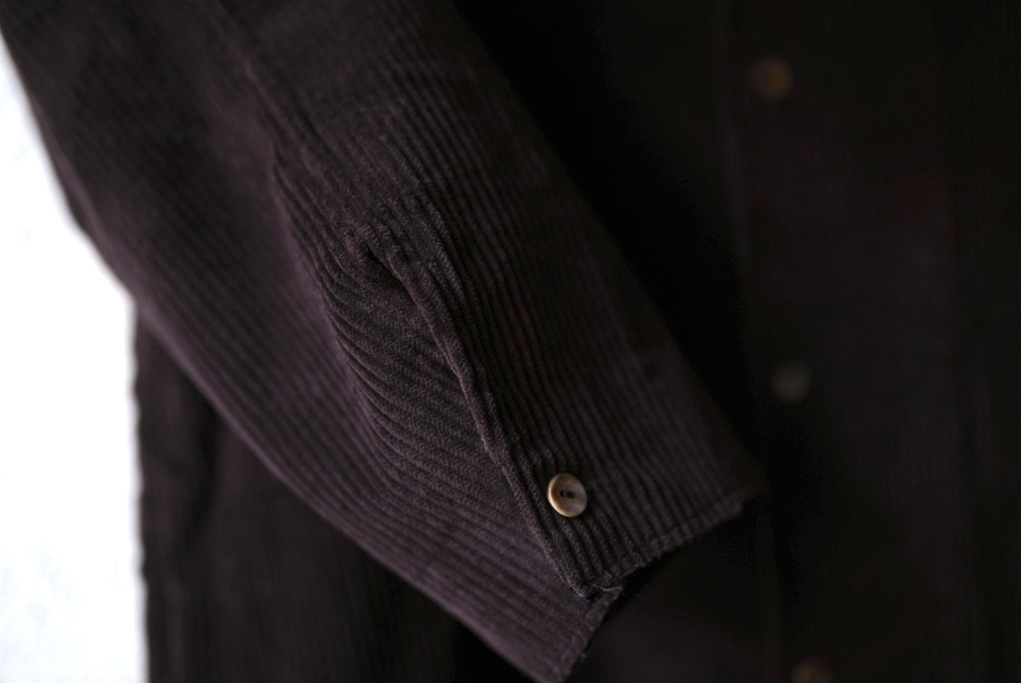 24AW Collarless Bray Shirt コーデュロイノーカラーシャツジャケット / MONAD(モナド)