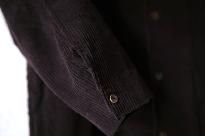 24AW Collarless Bray Shirt コーデュロイノーカラーシャツジャケット / MONAD(モナド)