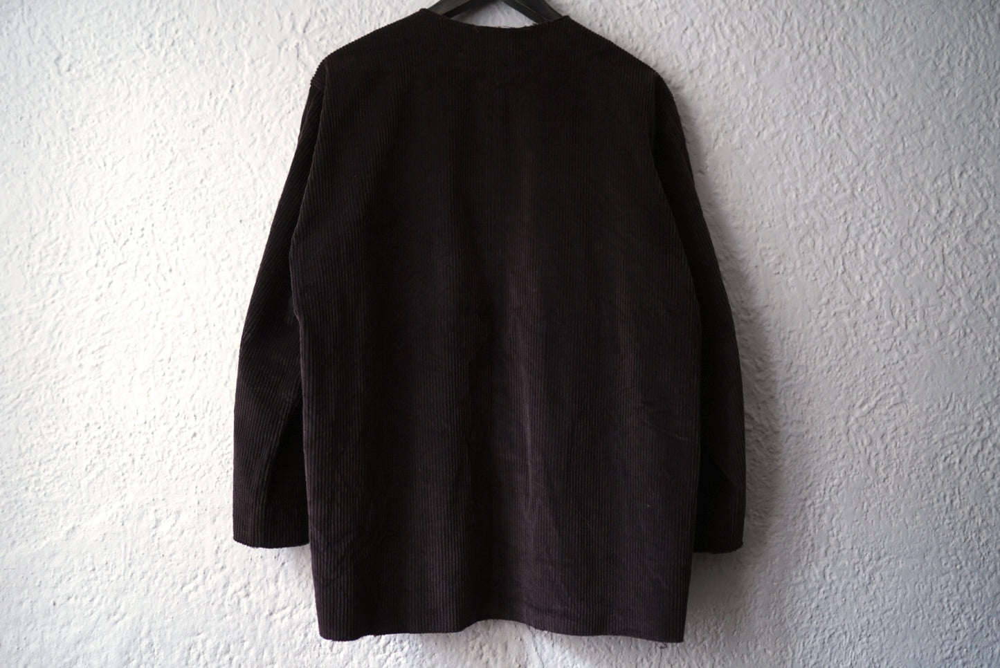 24AW Collarless Bray Shirt コーデュロイノーカラーシャツジャケット / MONAD(モナド)