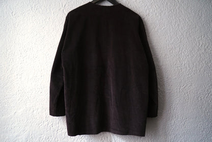 24AW Collarless Bray Shirt コーデュロイノーカラーシャツジャケット / MONAD(モナド)