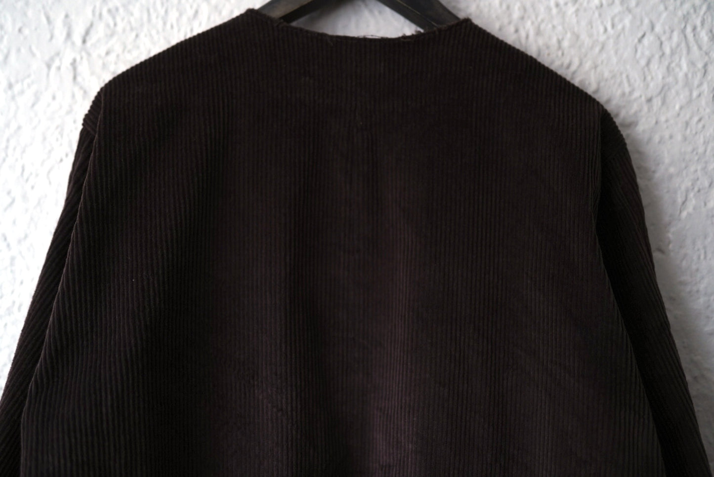 24AW Collarless Bray Shirt コーデュロイノーカラーシャツジャケット / MONAD(モナド)