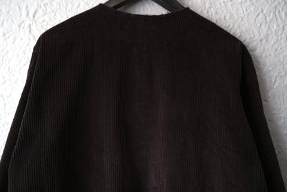 24AW Collarless Bray Shirt コーデュロイノーカラーシャツジャケット / MONAD(モナド)