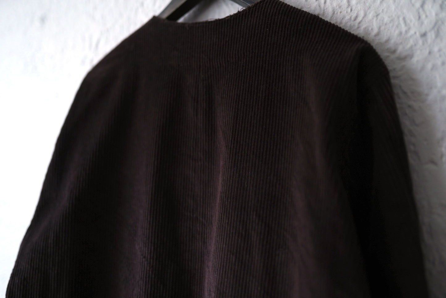 24AW Collarless Bray Shirt コーデュロイノーカラーシャツジャケット / MONAD(モナド)