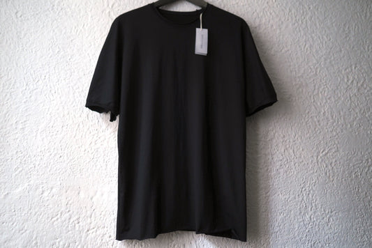 25SS ドルマンスリーブコットン半袖カットソー ブラック / ware(ウェアー)