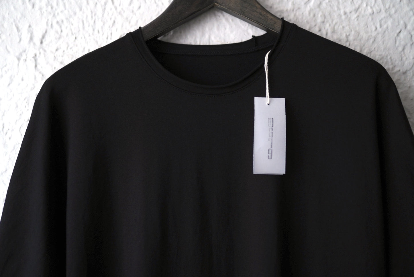 25SS ドルマンスリーブコットン半袖カットソー ブラック / ware(ウェアー)