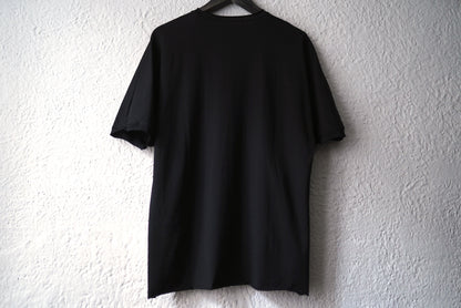 25SS ドルマンスリーブコットン半袖カットソー ブラック / ware(ウェアー)