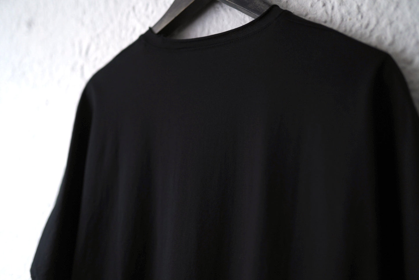 25SS ドルマンスリーブコットン半袖カットソー ブラック / ware(ウェアー)